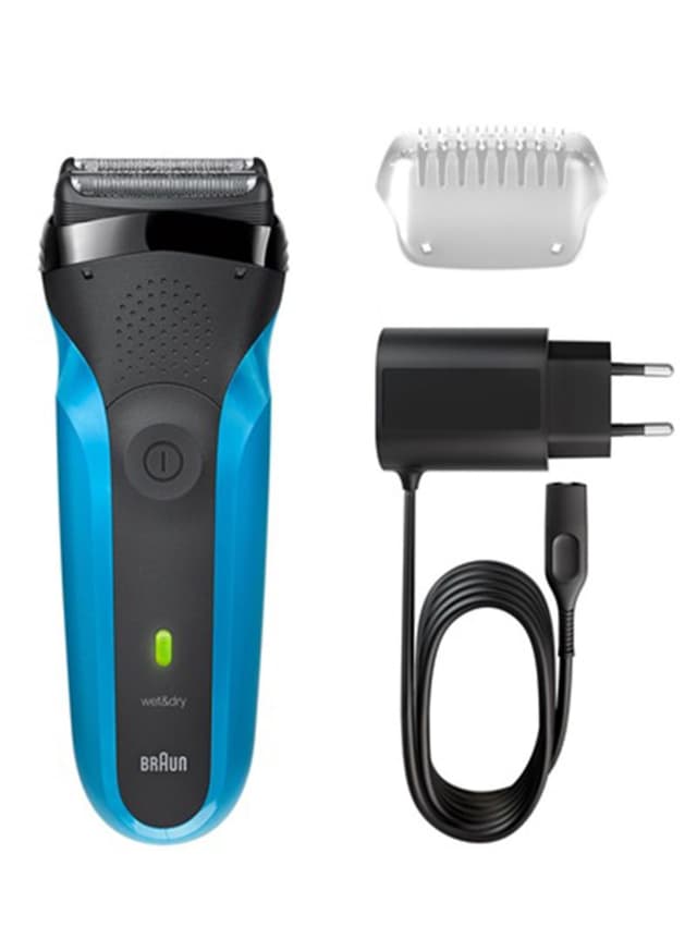 ماكينة حلاقة ( قابلة للشحن ) - ازرق BRAUN - Shaver Trimmer Blue/Black