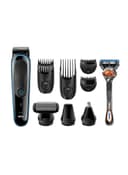 ماكينة حلاقة للرجال قابلة للشحن أسود براون Braun Black Rechargeable Shaver Trimmer