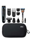 BRAUN 9 In 1 Trimmer With Grooming Kit Black