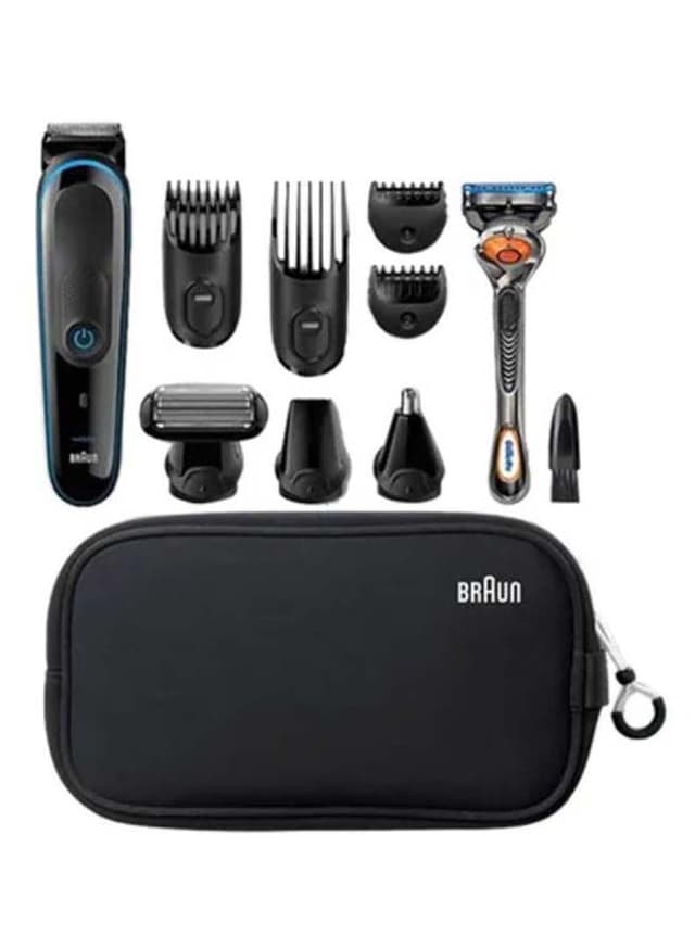 BRAUN 9 In 1 Trimmer With Grooming Kit Black