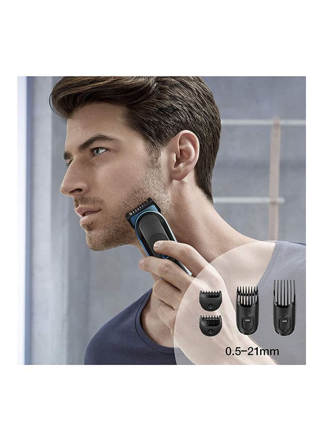 BRAUN 9 In 1 Trimmer With Grooming Kit Black