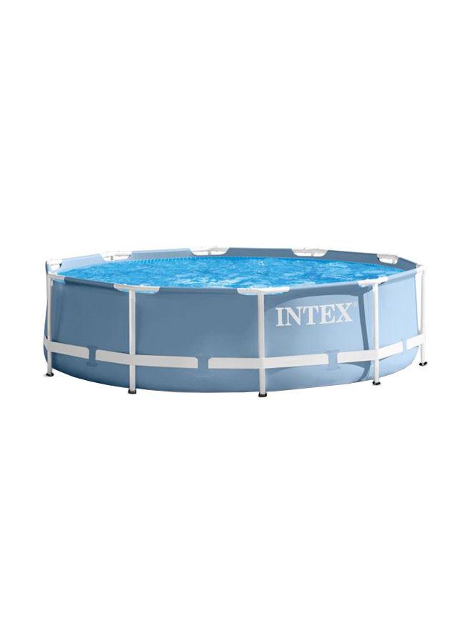 مسبح مع فلتر مضخة بشكل دائري 305x76 سم | Intex Prism Frame Pool With Filter Pump