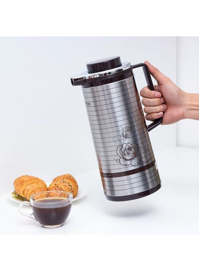 ترمس ماء - KRYPTON - Printed Steel Flask 1L