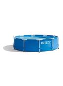 INTEX Metal Frame Pool Set 10x2.5feet - SW1hZ2U6MjQ0NzY0