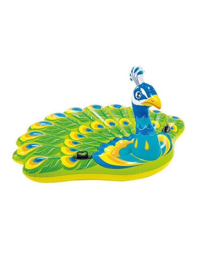 عوامة سباحة على شكل طاووس INTEX Floating Raft Peacock Island