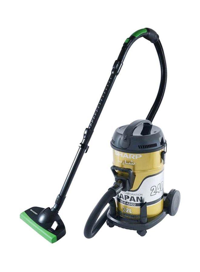 SHARP Drum Vacuum Cleaner 22L 22 l 2400 W EC CA2422 Z Gold/Black/White