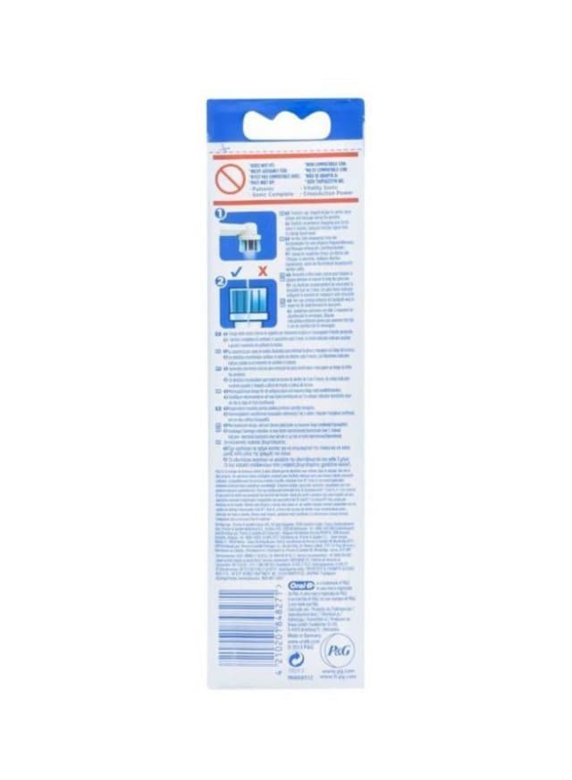 فرشاة اسنان كهربائية ( 3 قطع ) - أبيض BRAUN - Precision Clean Brush Heads White