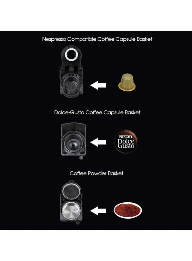 ماكينة صنع القهوة متعددة الكبسولات بإستطاعة 1450 واط Multi Capsule Coffee Maker - Saachi