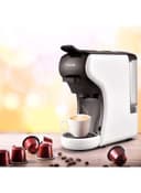ماكينة قهوة ساتشي 1450 واط 600 مل أبيض/أسود Saachi White/Black 600Ml 1450 W Multi Capsule Coffee Maker -