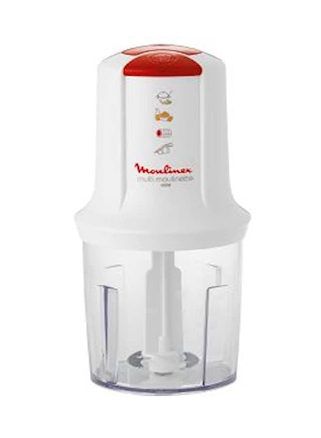 MOULINEX Multi Moulinette Mini Chopper 500 ml 400 W AT711161 White/Red/Clear
