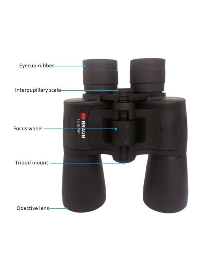 BRAUN 7x50 Binocular Scope