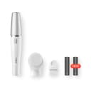 جهاز ازالة الشعر ( براون ) مع فرشاة تنظيف الوجه - أبيض BRAUN - Facial Cleansing Brush With Micro-Oscillations Epilator 810