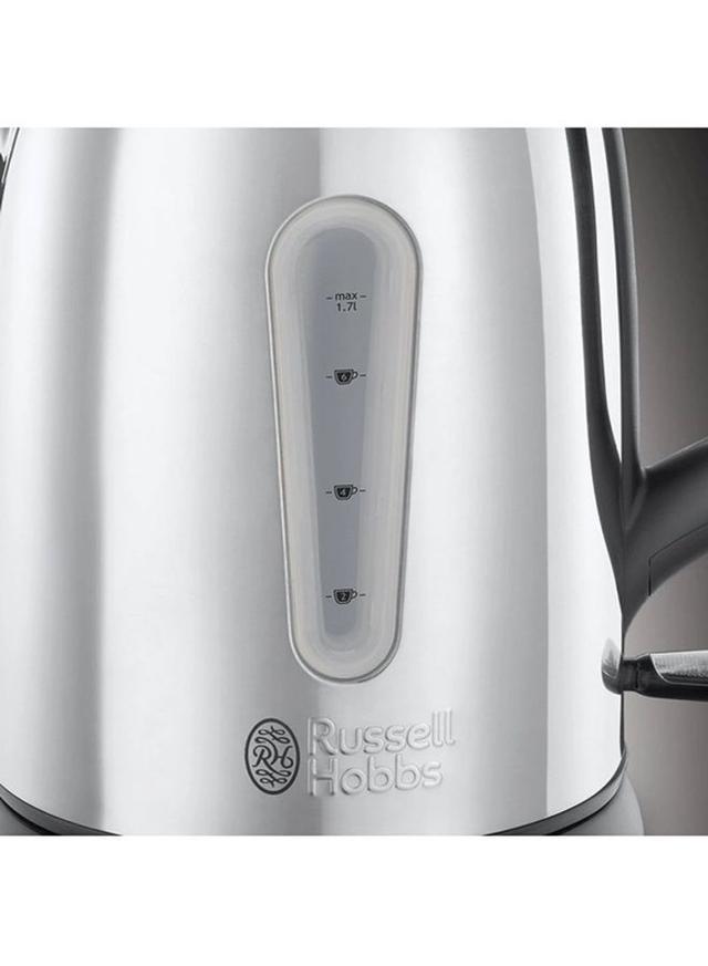 Russell Hobbs Coniston Electric Kettle 23760 Silver - SW1hZ2U6MjY2ODA0