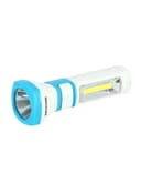 كشاف محمول قابل لإعادة الشحن مع مصباح اضافي 400 ميلي أمبير Krypton Knfl5087 Rechargeable Led Flashlight With Lantern