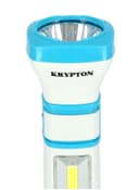 كشاف محمول قابل لإعادة الشحن مع مصباح اضافي 400 ميلي أمبير Krypton Knfl5087 Rechargeable Led Flashlight With Lantern