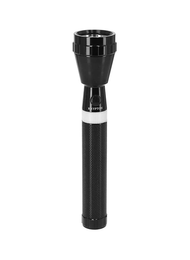 Krypton 2 In 1 Powerful Torch for Camping Hiking Trekking Outdoor Black