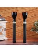 Krypton 2 In 1 Powerful Torch for Camping Hiking Trekking Outdoor Black