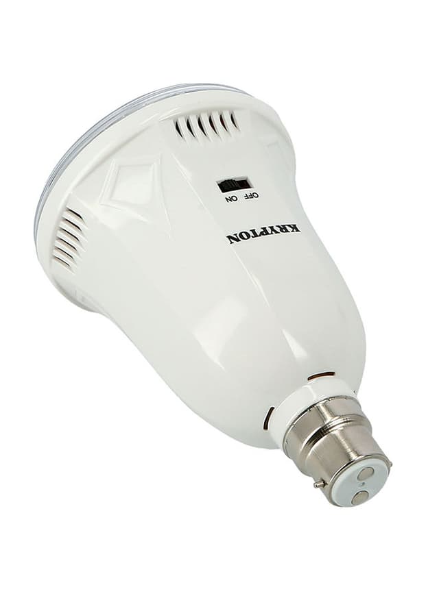 Krypton KNRB5020 Rechargeable Emergency LED Bulb White