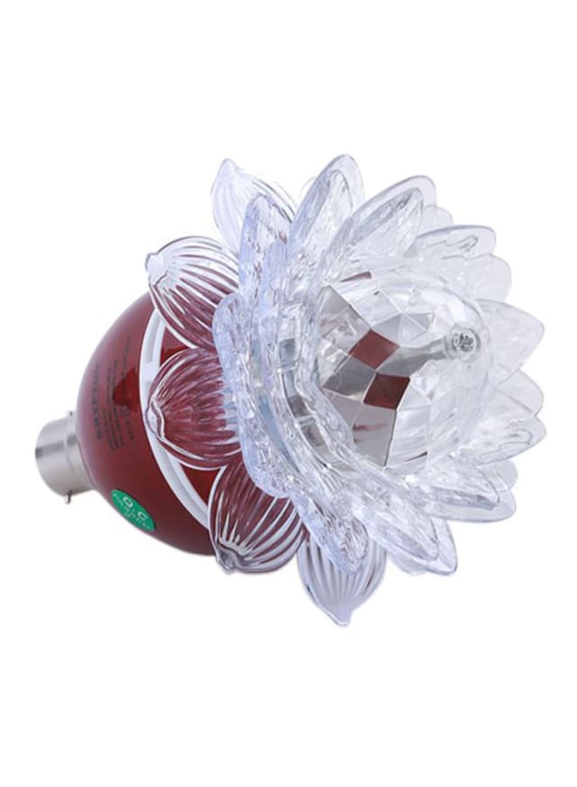 Krypton Energy Saving Lamp Led Disco Light For Party Red/Clear Jomla.ae