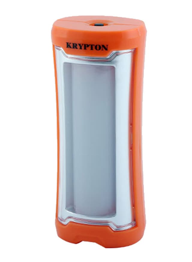 Krypton KNE5076 Rechargeable LED Emergency Light Orange/White | Jomla.ae