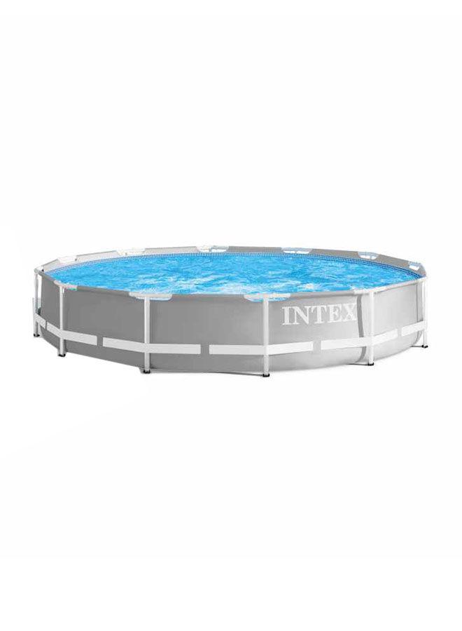 مسبح عائلي بشكل دائري 366x76 سم | Intex Prism Frame Pool