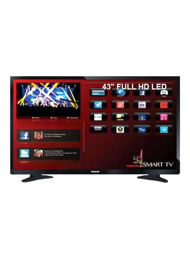 تلفزيون ذكي دقة FHD قياس 43 بوصة NIKAI FULL HD LED Smart TV