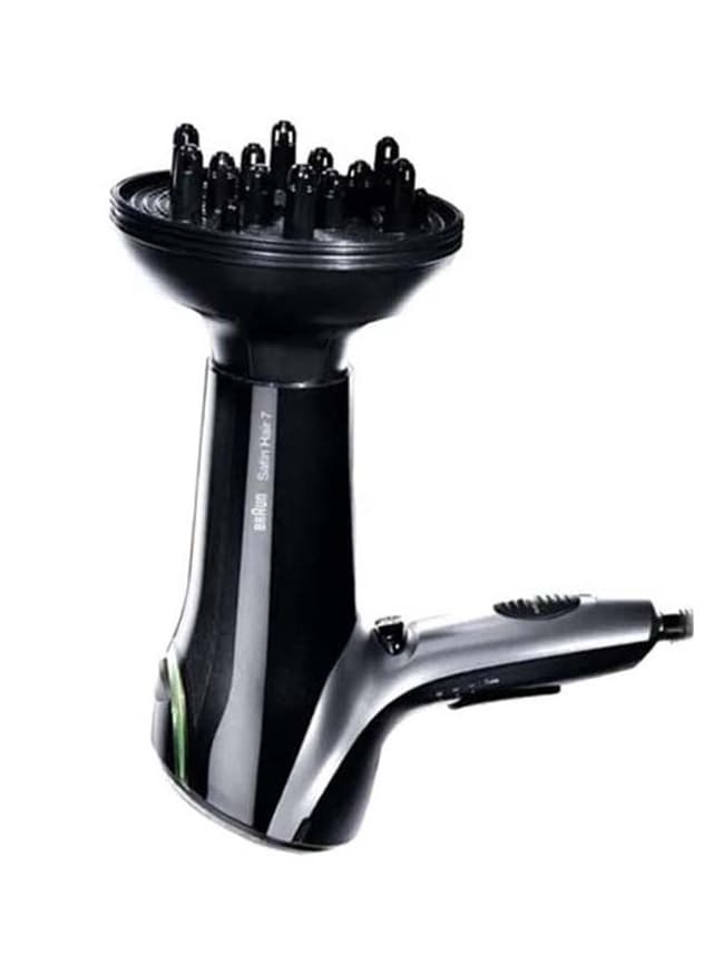 مجفف شعر براون بقوة 2200 واط أسود Braun Black 2200W Satin Hair 7 Dryer