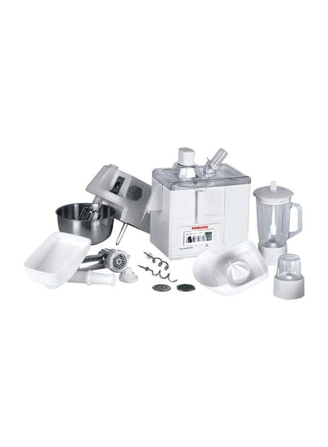 NOBEL 10 In 1 Food Processor Kitchen Machine 1 l 400 W NFP888 White/Grey