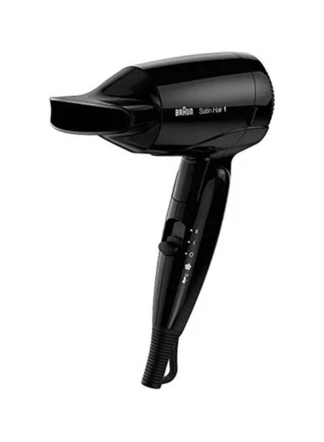 Braun 3 Style And Go Travel Satin Hair Dryer Black