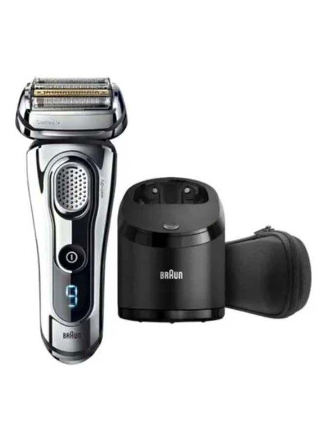 ماكينة حلاقة كهربائية ( للرجال ) - اسود/فضي  BRAUN - Rechargeable Series 9 Wet And Dry 9290cc