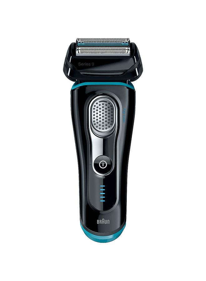 ماكينة حلاقة ( قابلة للشحن ) - اسود / ازرق BRAUN - Series 9 Syncro Sonic Wet And Dry Shaver Set