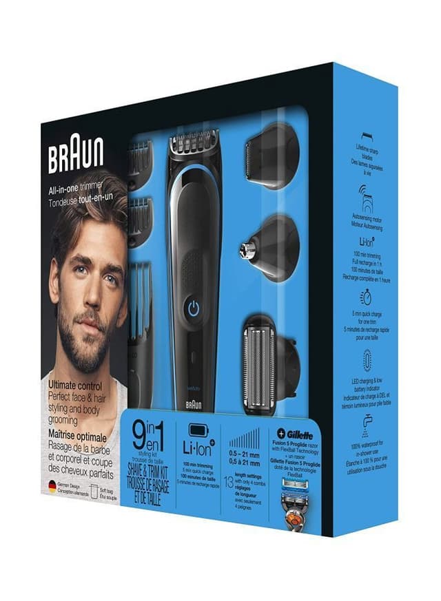 BRAUN Electronic Beard Trimmer Multicolour