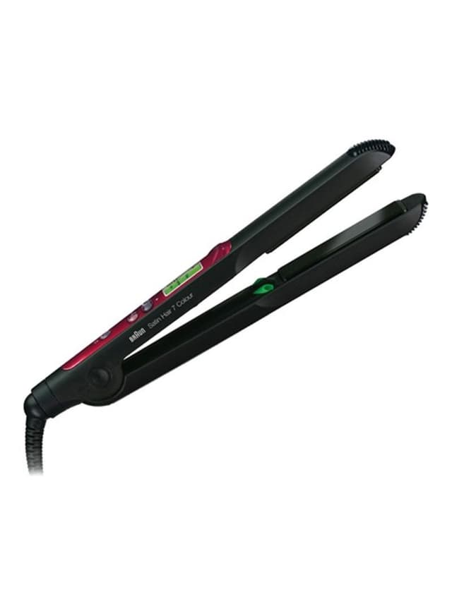 BRAUN Hair Straightener Black/Pink 0.62g - 263994