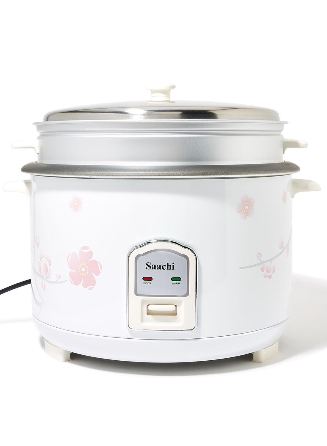 جهاز طبخ الأرز الكهربائي بسعة 4.6 لتر 1600 واط Saachi - Rice Cooker With A Keep Warm Function