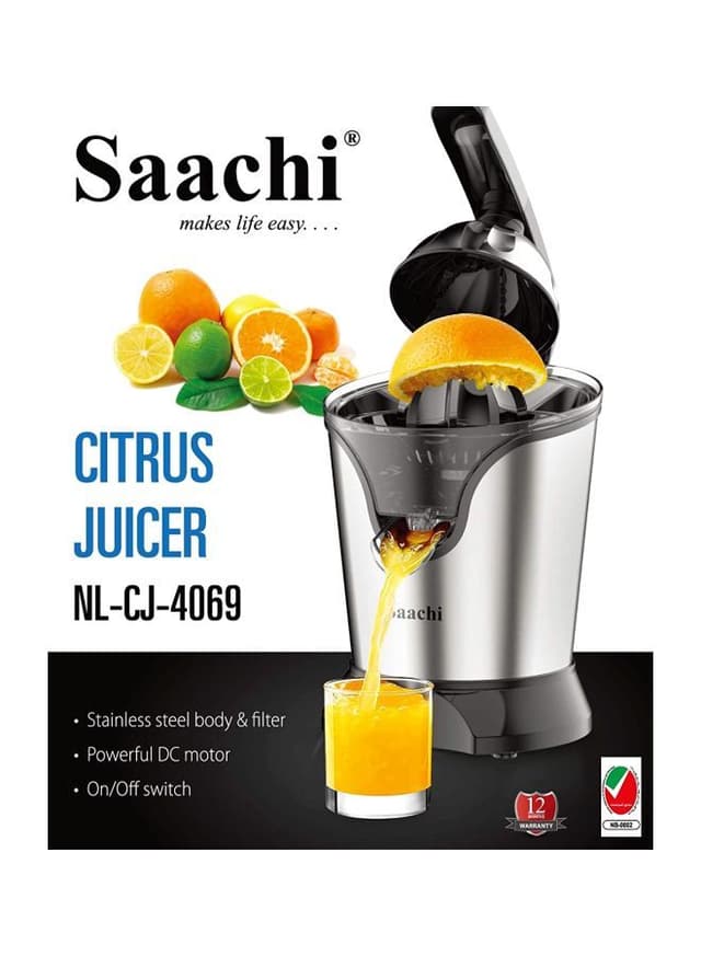 عصارة برتقال كبس 180 واط Saachi - Citrus Juicer