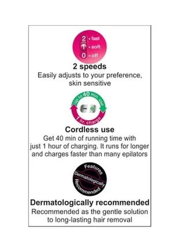 جهاز ازالة الشعر ( براون ) - أبيض BRAUN - Hair Remover