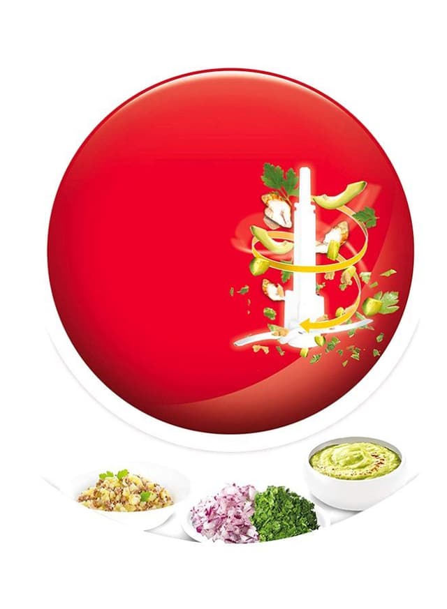 MOULINEX Turbo Speed Chopper 400 W AT 7111 White/Clear