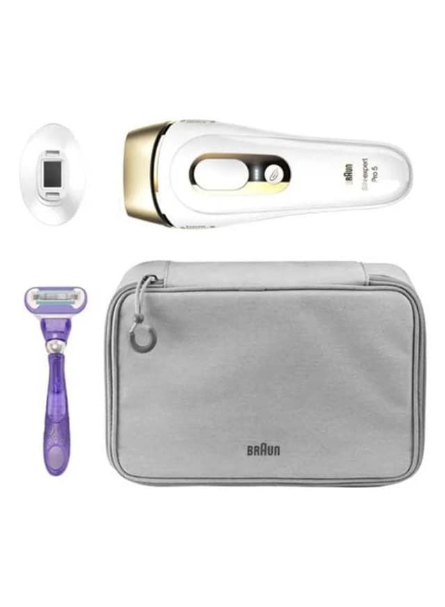 BRAUN Silk expert Pro 5 PL5117 Hair Removal System With 3 Extras White 27.6 x 9.9 x 19.3cm
