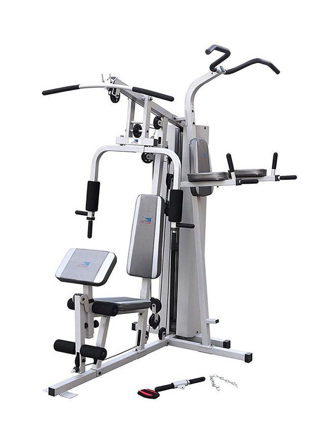 جهاز هوم جيم منزلي متعدد الاستعمالات فضي سكاي لاند SkyLand Silver Two Station Multi Home Gym Machine - SW1hZ2U6MjMyNzU0