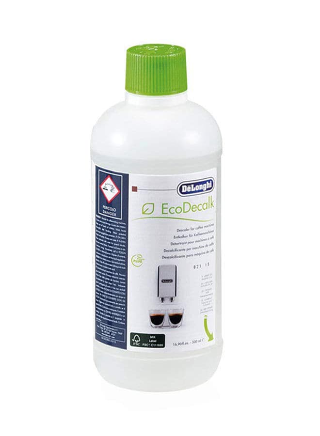 Delonghi Natural EcoDecalk Descaler For Coffee Machine White 8x19x8centimeter