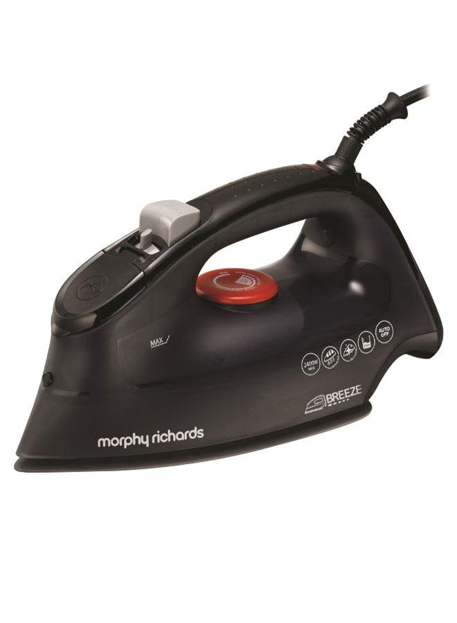 morphy richards Breeze Steam Iron With Auto Shut Off 350 ml 300274 Black