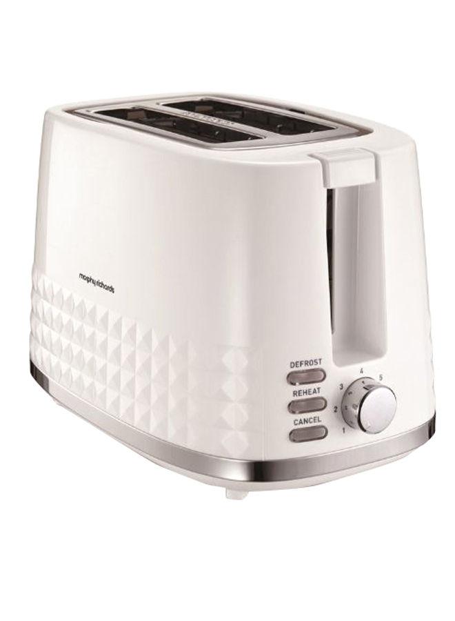 morphy richards 2 Slice Toaster 850W 0 W 220023 White/Silver