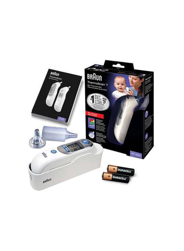 مقياس حرارة ( للاذن ) - ابيض BRAUN - ThermoScan 7 With Age Precision Thermometer - IRT6520