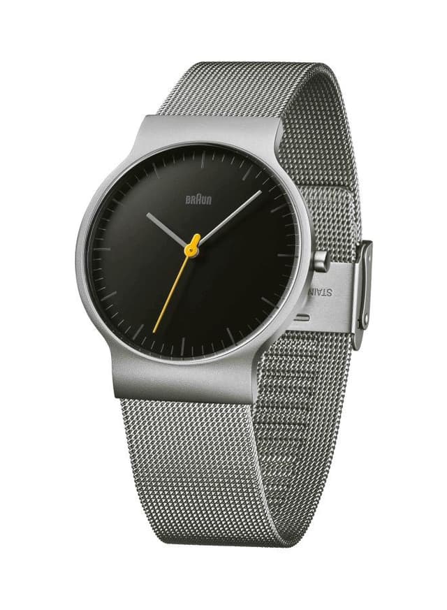 BRAUN Men's Water Resistant Analog Watch BN0211BKSLMHG