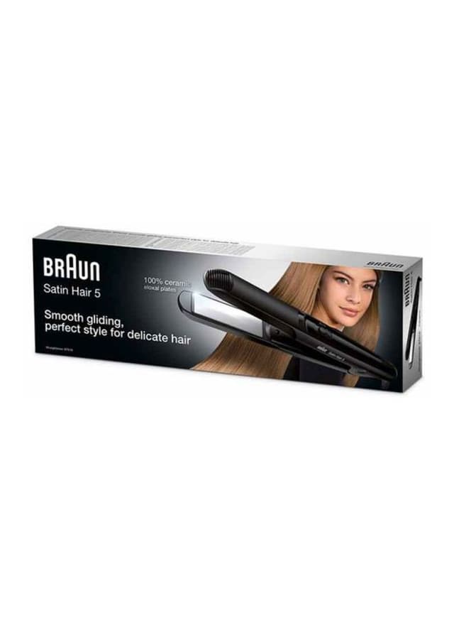 BRAUN Ceramic Plates Hair Straightener Black 300g - 137564