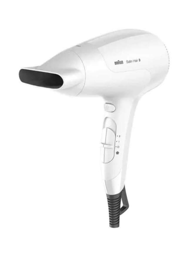 BRAUN Satin Hair 3 Power Perfection Dryer White 2000watts