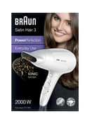 BRAUN Satin Hair 3 Power Perfection Dryer White 2000watts
