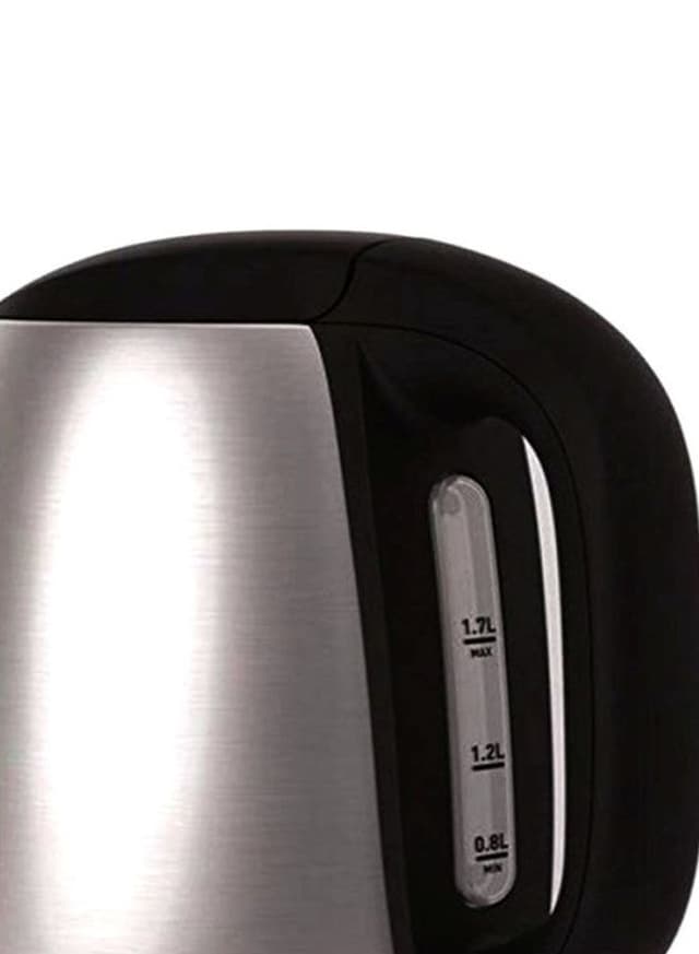 MOULINEX Stainless Steel Electric Kettle 1.7L 1.7 l 2400 W BY550D27 Silver/Black