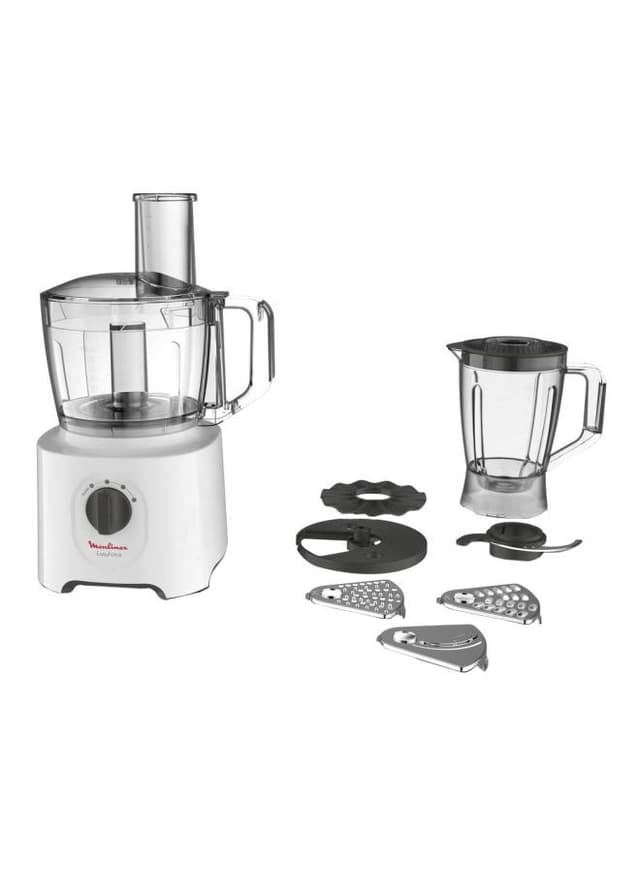 Moulinex Food Processor 800 W Fp247127 White/Clear