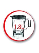 Moulinex Food Processor 800 W Fp247127 White/Clear